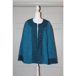 Blue & Black Fashion Blazer (3X)